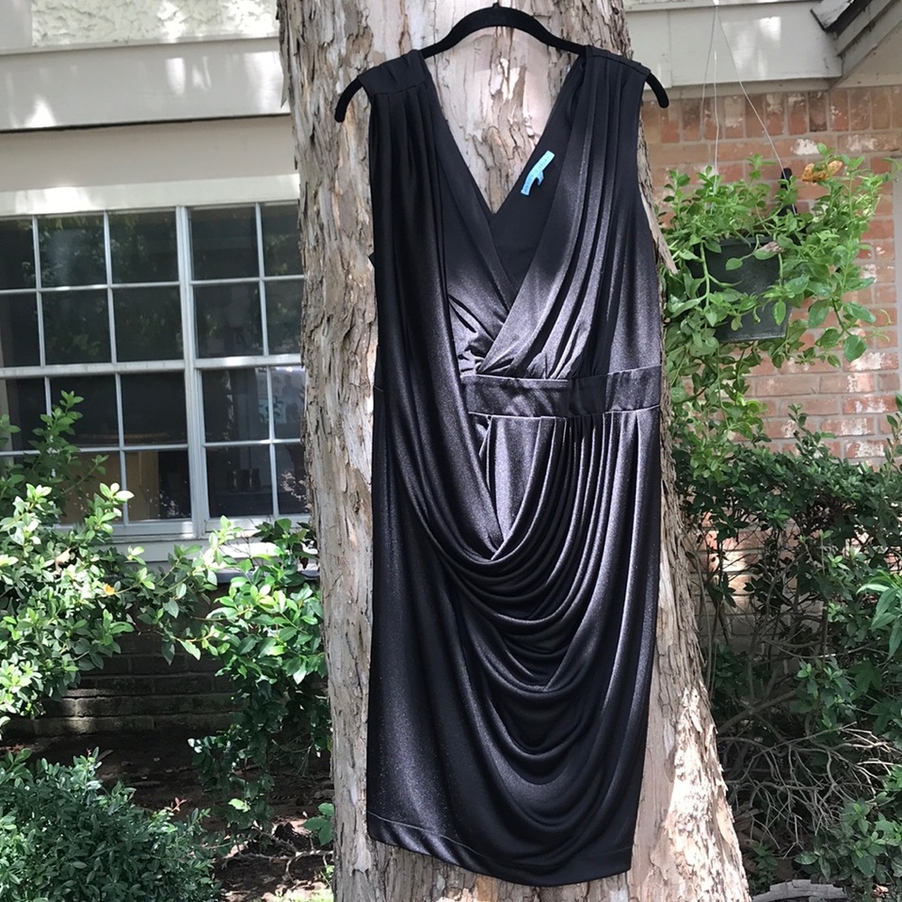 DRAPED LITTLE BLACK DRESS 👗♠️